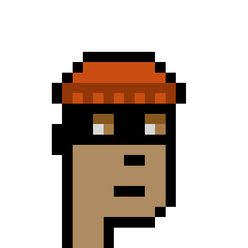 Pixel portrait of CryptoPunk #2553
