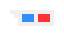 3D Glasses trait icon